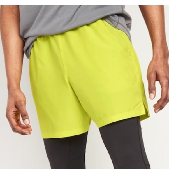 Old Navy Lime Go Workout Shorts - Picture 2 of 8